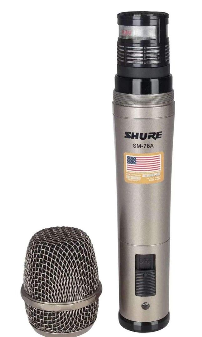 original shure sm 78A dynamic professional (Category: Microphones) located in Manila. Submitted by minidivisoria (Listing ID 1321887544, Image 2). Description: 750 Original SHURE SM-78A Dynamic Professional Microphone（Large and Luxurious）🔥🔥🔥 09674865453 for fast transaction.