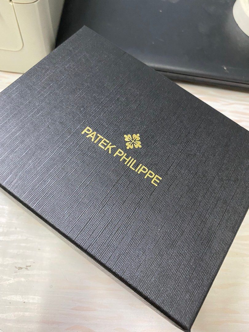 Patek box (Category: Luxury Watches) located in Manila. Submitted by leywatch3s (Listing ID 1321916945, Image 1). Description: Onhand available with paper bag .