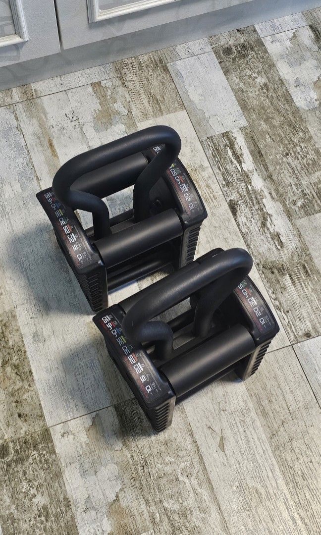 Powerblock Pro kettlebell handles Sports Equipment Exercise Fitness Weights Dumbbells on Carousell