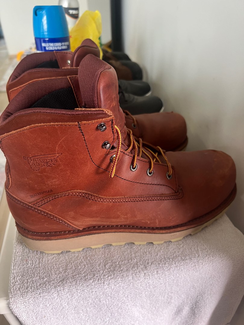 Red wing timberland boots on sale