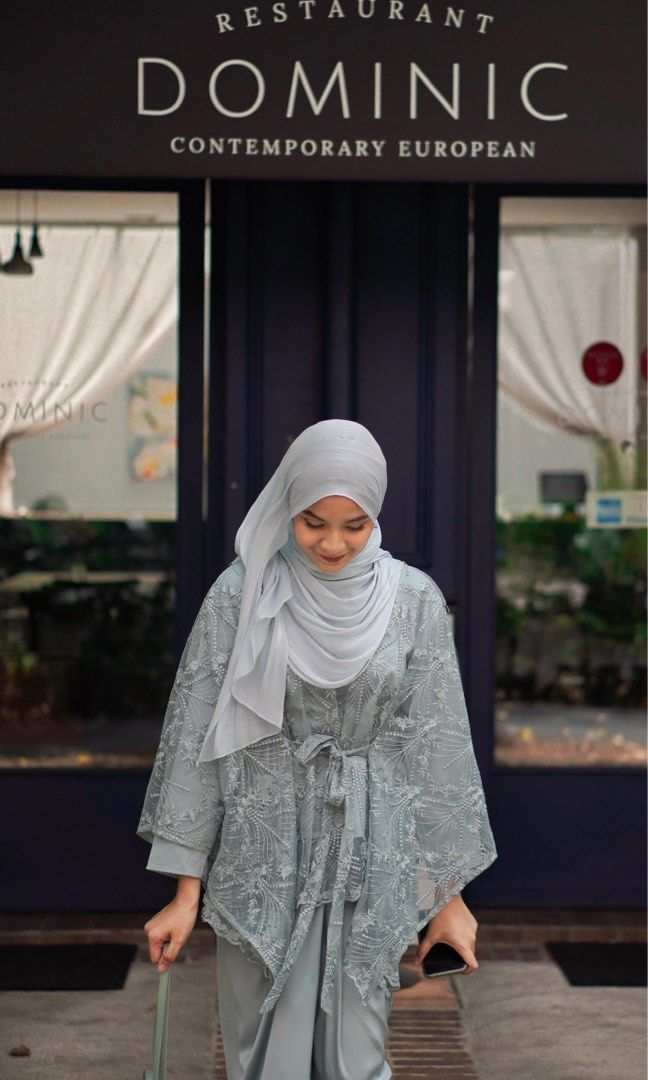 RENT Baju Kurung Lace with Semi Pario Women s Fashion Muslimah Fashion Baju Kurung sets on Carousell