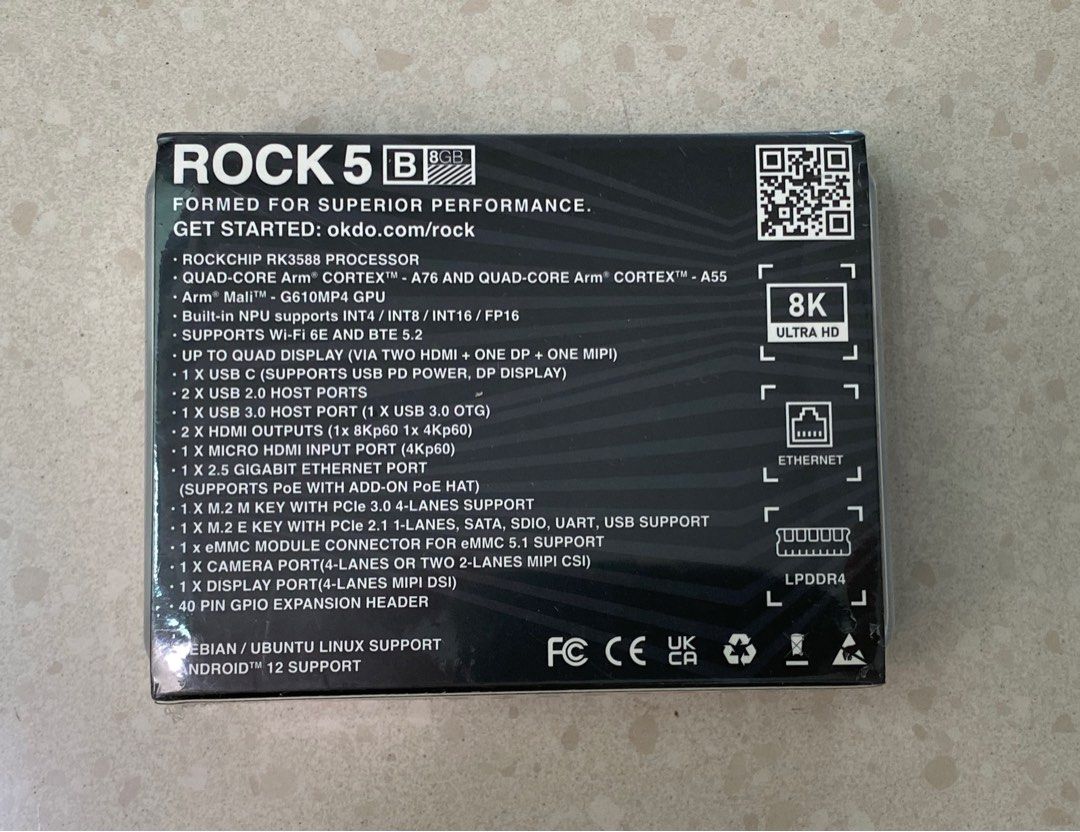 ROCK 5 Model B 8GB Single Board Computer, Computers & Tech, Desktops on ...