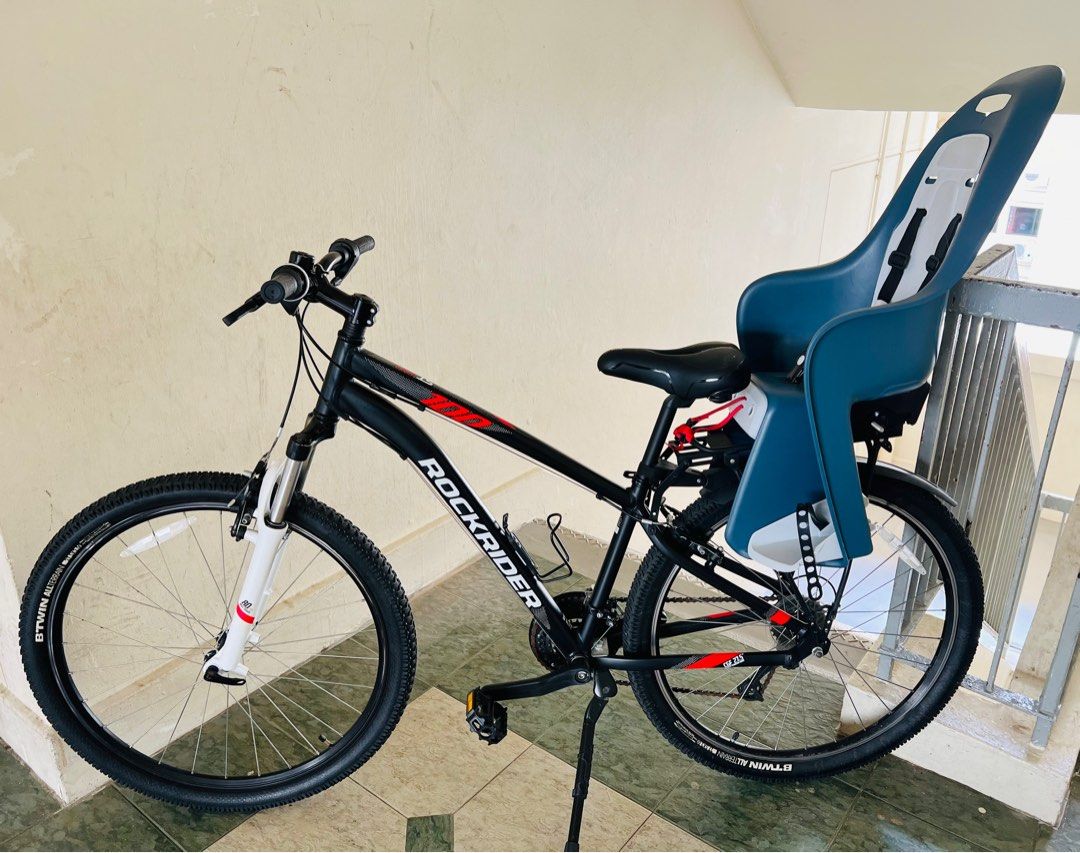 Rockrider ST100 with child seat Decathlon