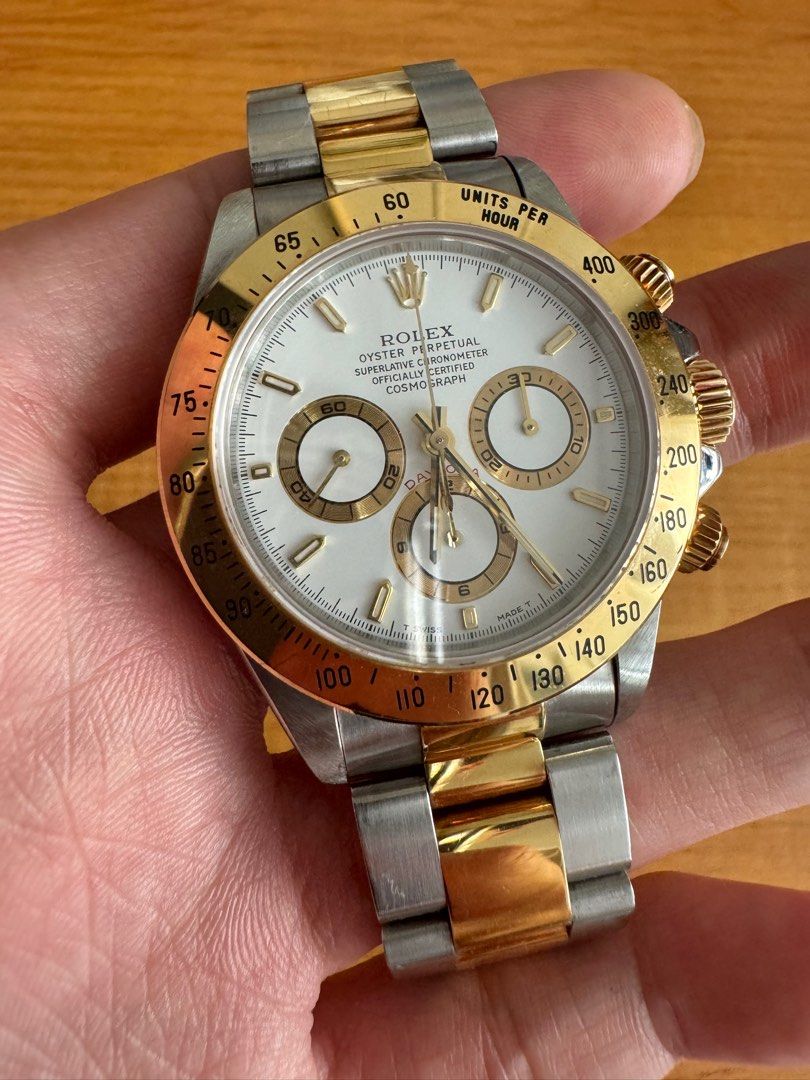 Rolex 勞力士16523 地通拿Daytona,T面,Zenith機芯,T頭約1996 Rolex 勞力士16523 地通拿Daytona,T面,Zenith機芯,T頭約1996