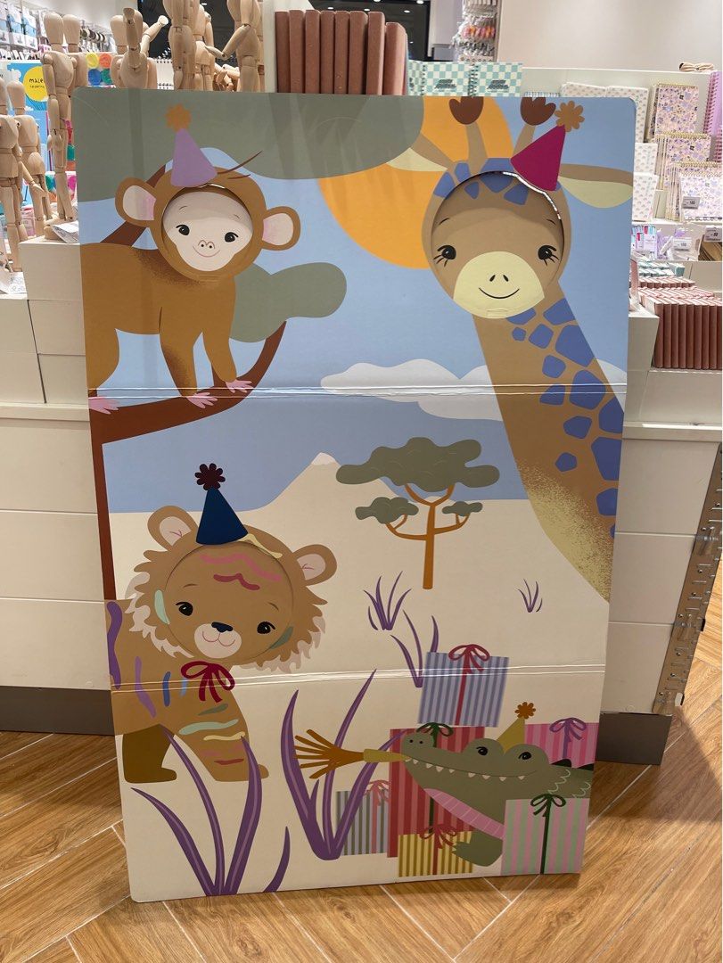 SAFARI THEMED STANDEE (Category: Vintage Collectibles) located in Muntinlupa City. Submitted by Hellokeith (Listing ID 1321940777, Image 3). Description: safari themed standee with cut out Firm in terms of standee .