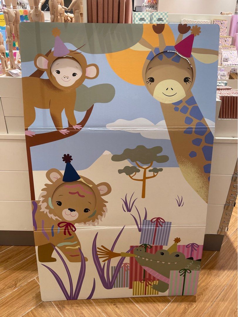SAFARI THEMED STANDEE (Category: Vintage Collectibles) located in Muntinlupa City. Submitted by Hellokeith (Listing ID 1321940777, Image 1). Description: safari themed standee with cut out Firm in terms of standee .