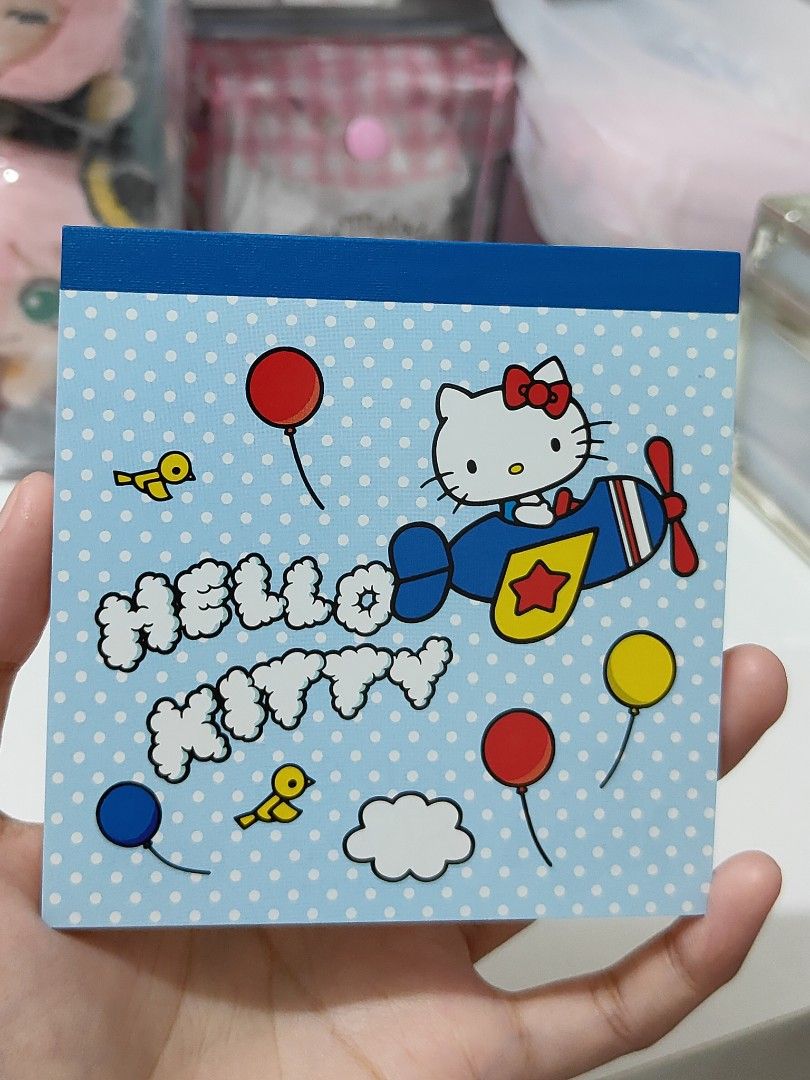 Sanrio Hello Kitty HK Memo Pad (Category: Stationery & School Supplies) located in Quezon City. Submitted by meadowluvx (Listing ID 1321926785, Image 2). Description: 🥛 read me ˚ੈ♡ ๑ has few stains sa cover; 1 design only; madumi packaging; 🍮 ｡⁠☆ ๑ cod option not allowed ๑ please refrain from buying if sensitive to flaws (selling everything as is) ๑ please manage your expectations as these are secondhand items. may also need minimal cleaning. c
