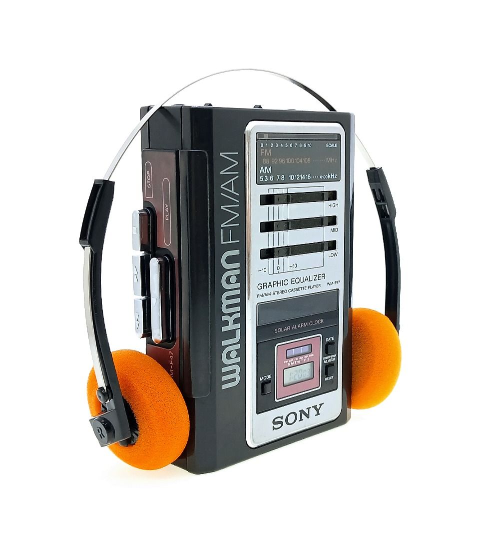 Sony Walkman Radio AM/FM Cassette Player WM-AF47 In Excellent Working ...