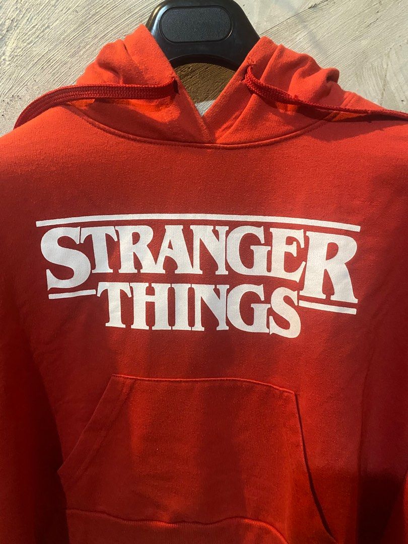 Stranger things red hoodie deals