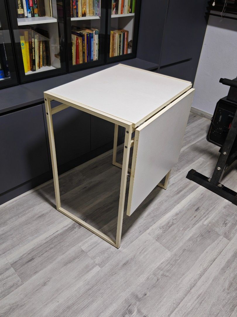 Study table (Category: Tables & Sets) located in Singapore. Submitted by mrazzz (Listing ID 1321947061, Image 1). Description: Study table / computer table can open up for Bigger space. Closed - 60cm x 49cm x 74cm (height) Opened - 60cm x 93cm x 74cm (height) Lightly used product. For self collection only..