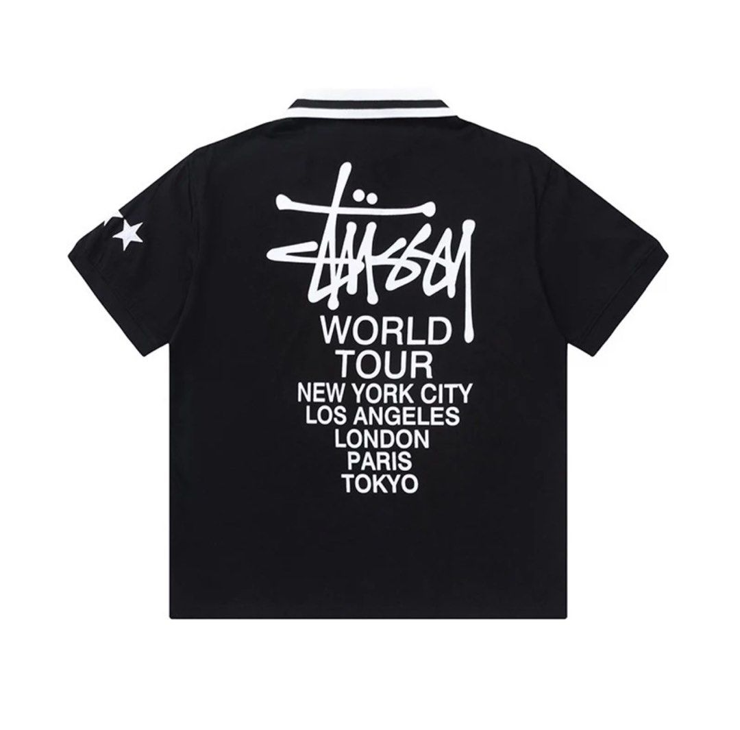Stussy short sleeved polo shirt