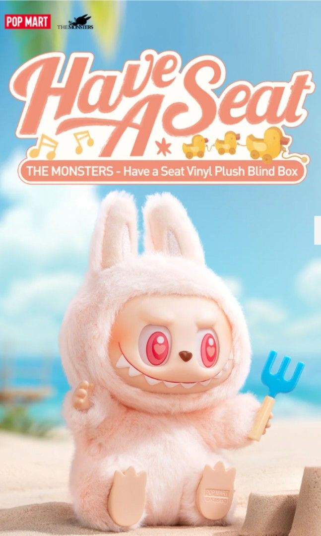 LABUBU THE MONSTERS Have A 弱 Seat ぬいぐるみ