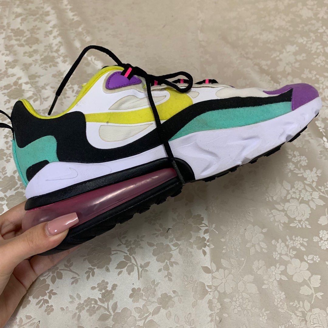 UK7.5 Nike Air Max 270 React Geometric sneaker shoe