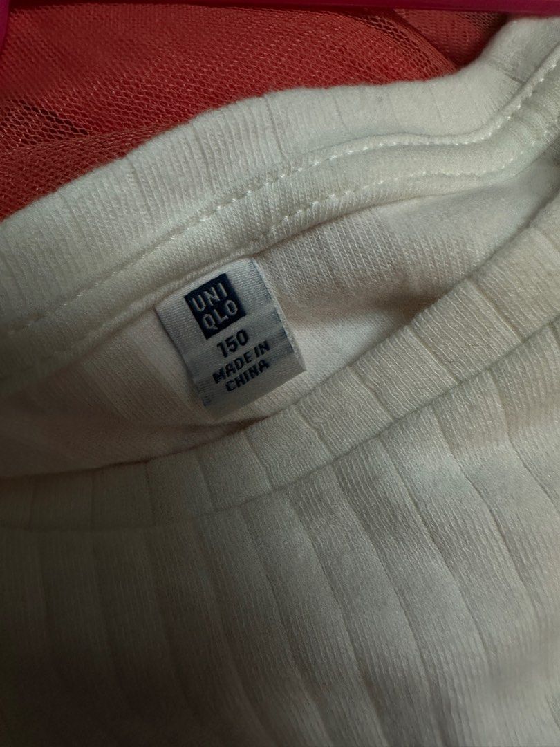 Uniqlo dress with tutu size 150 (Category: Babies & Kids Fashion) located in Manila. Submitted by trixiefaves (Listing ID 1321936021, Image 3). Description: Uniqlo dress with tutu size 150. Almost brand new. Never worn but washed. Length is 30” and width is 12”.