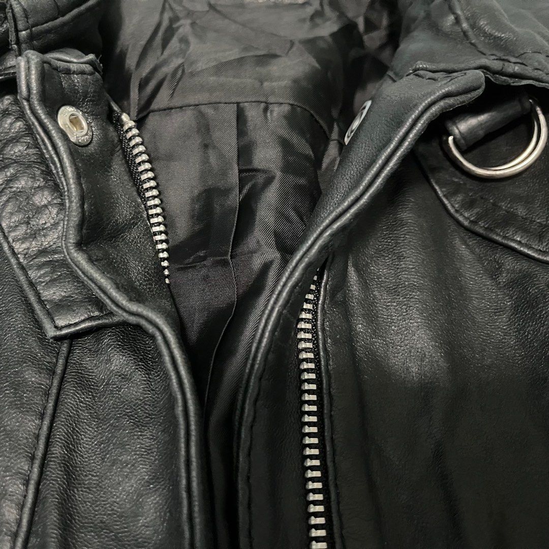 Faux leather jacket uniqlo online