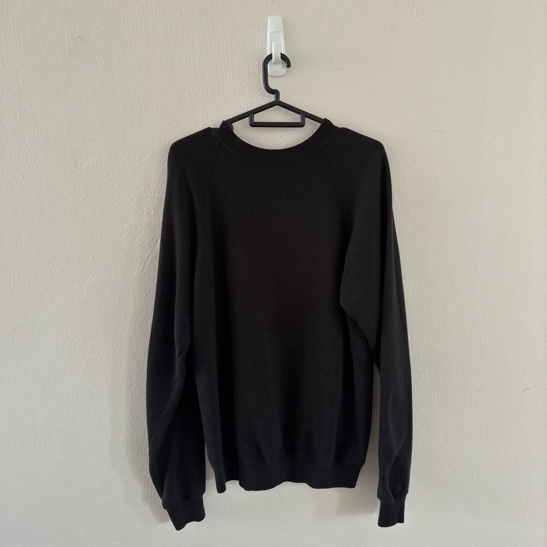 Hanes black sweater clearance