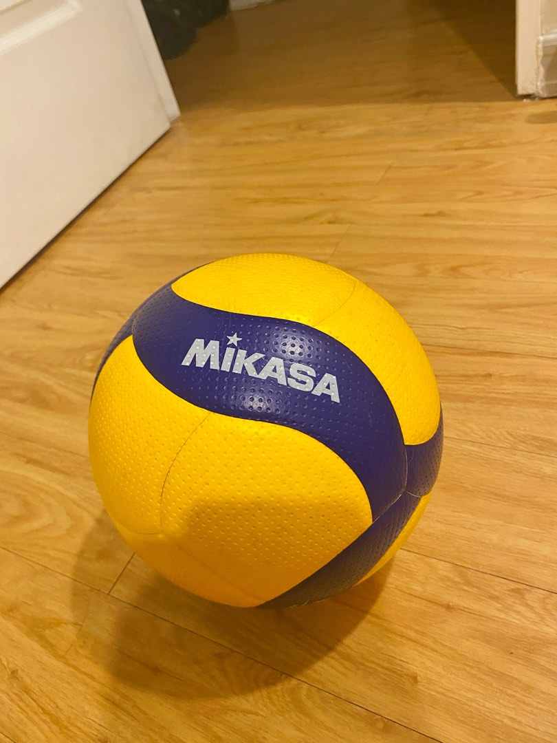 Volleyball- Mikasa V300W, Sports Equipment, Sports & Games, Racket and ...