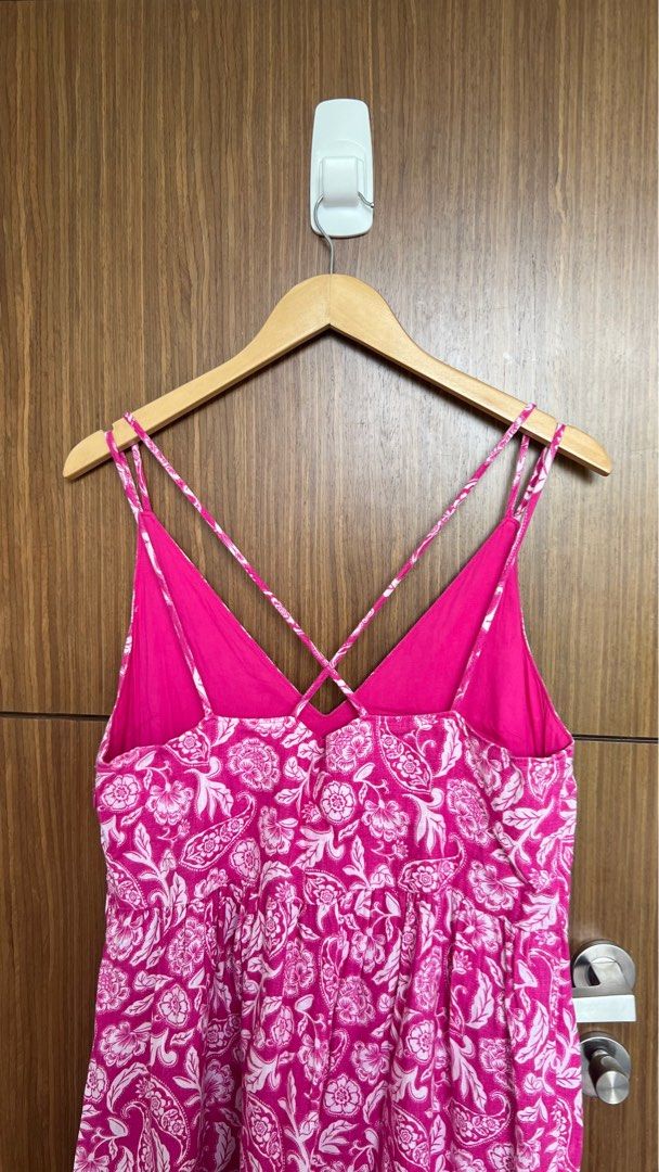 witchery pink dress Witchery Longline Slip Dress Guava Pink. , Worn once