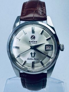 レア OH Rado Golden Horse Sapphire ETA2824 Collectible Birthday Watch 1983! Rado Golden Horse ETA2824-2