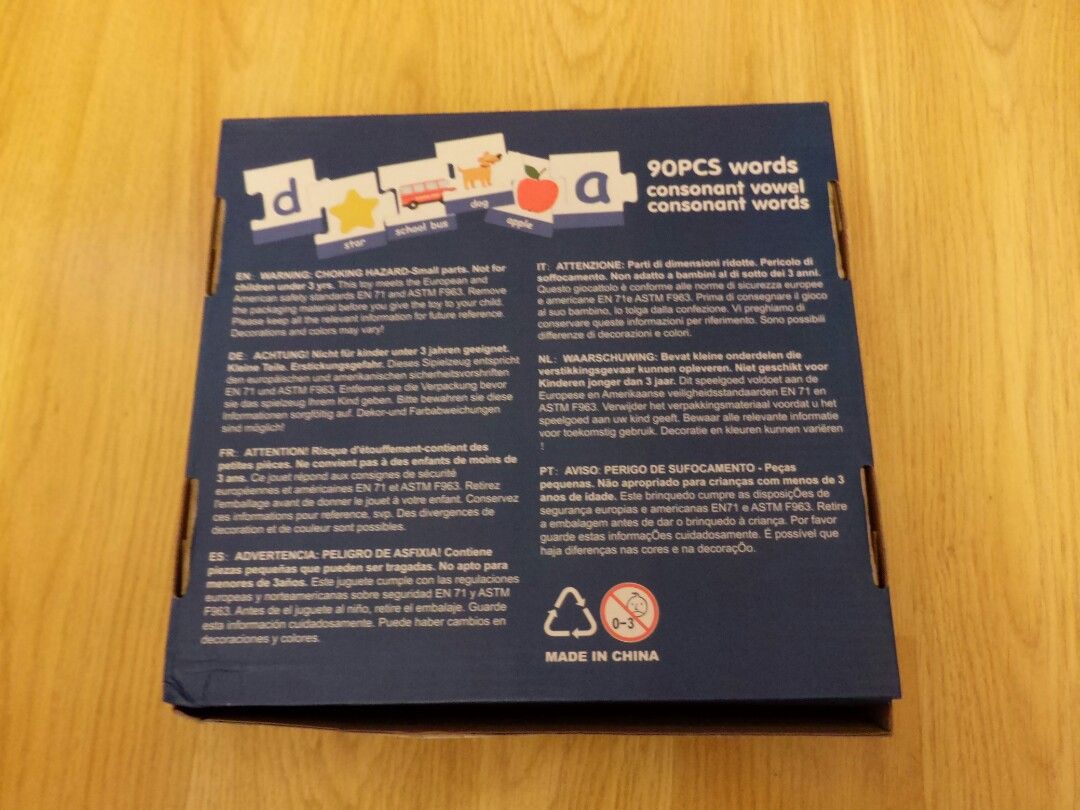 全新英文拼字遊戲spelling puzzle, 興趣及遊戲, 玩具& 遊戲類- Carousell