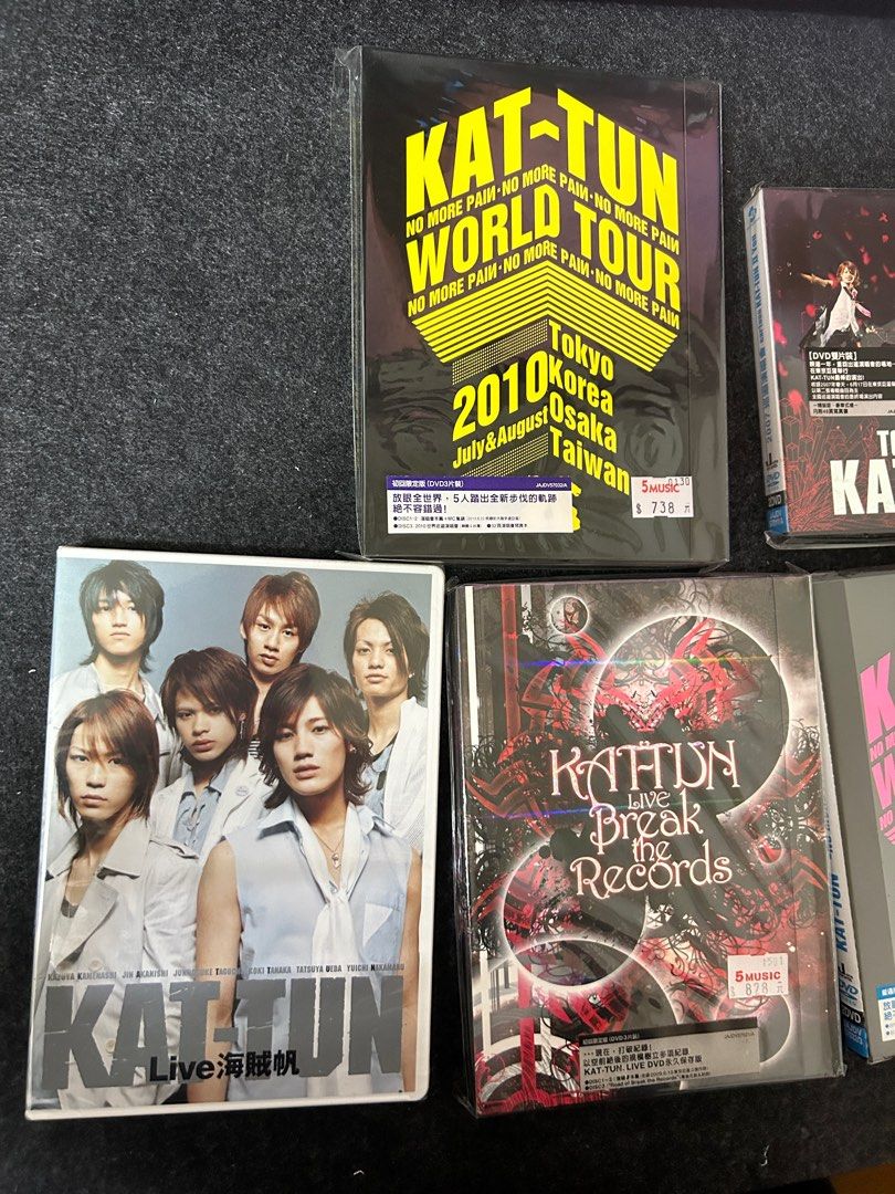 全新封膜未拆收藏品KAT-TUN 2010 巡迴演唱會3 2007 2 DVD live