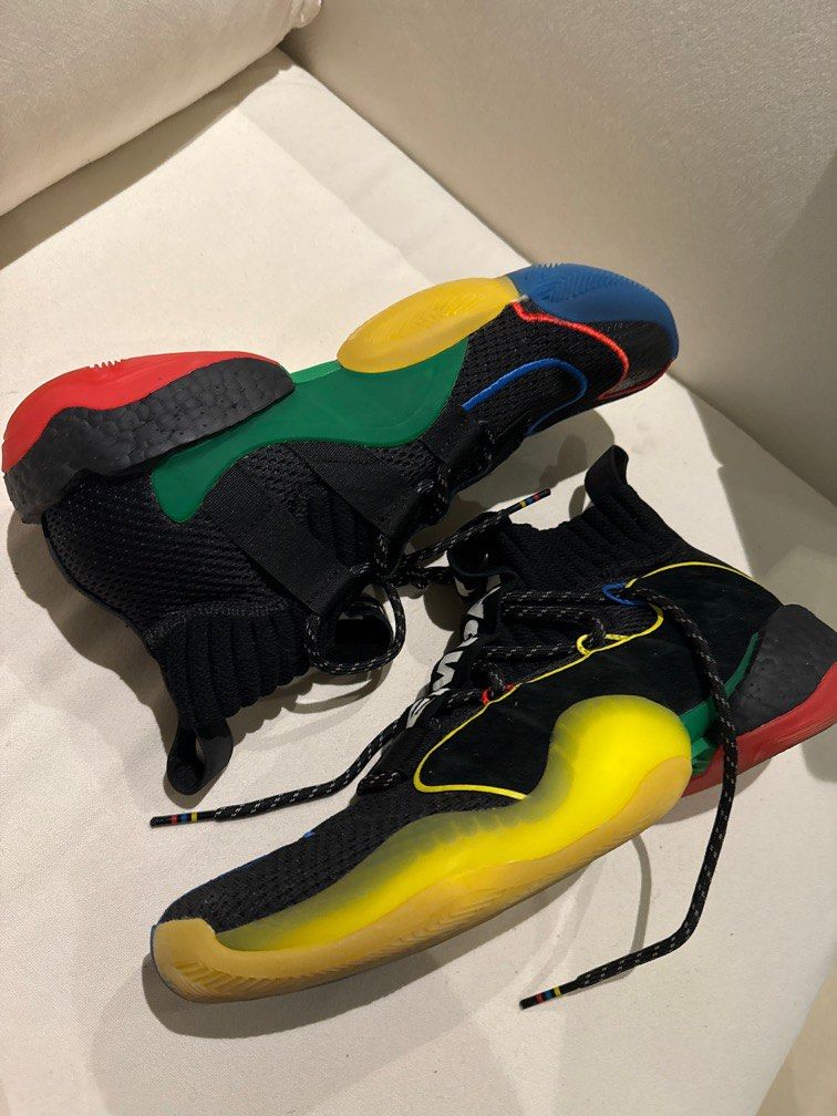 adidas gazelle silver green womens Adidas Consortium EF3500 Pharrell X adidas Crazy BYW Lvl X Mens Shoes main image 1