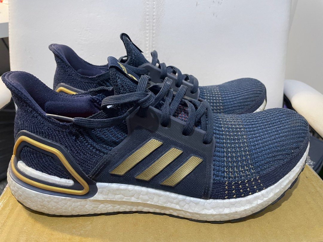Adidas consortium ultra boost 2019 navy gold 2025