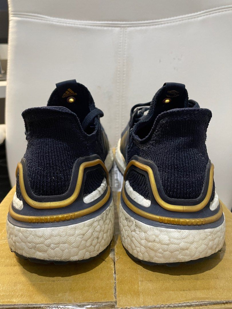 adidas ultraboost 19 consortium blue gold US9.5