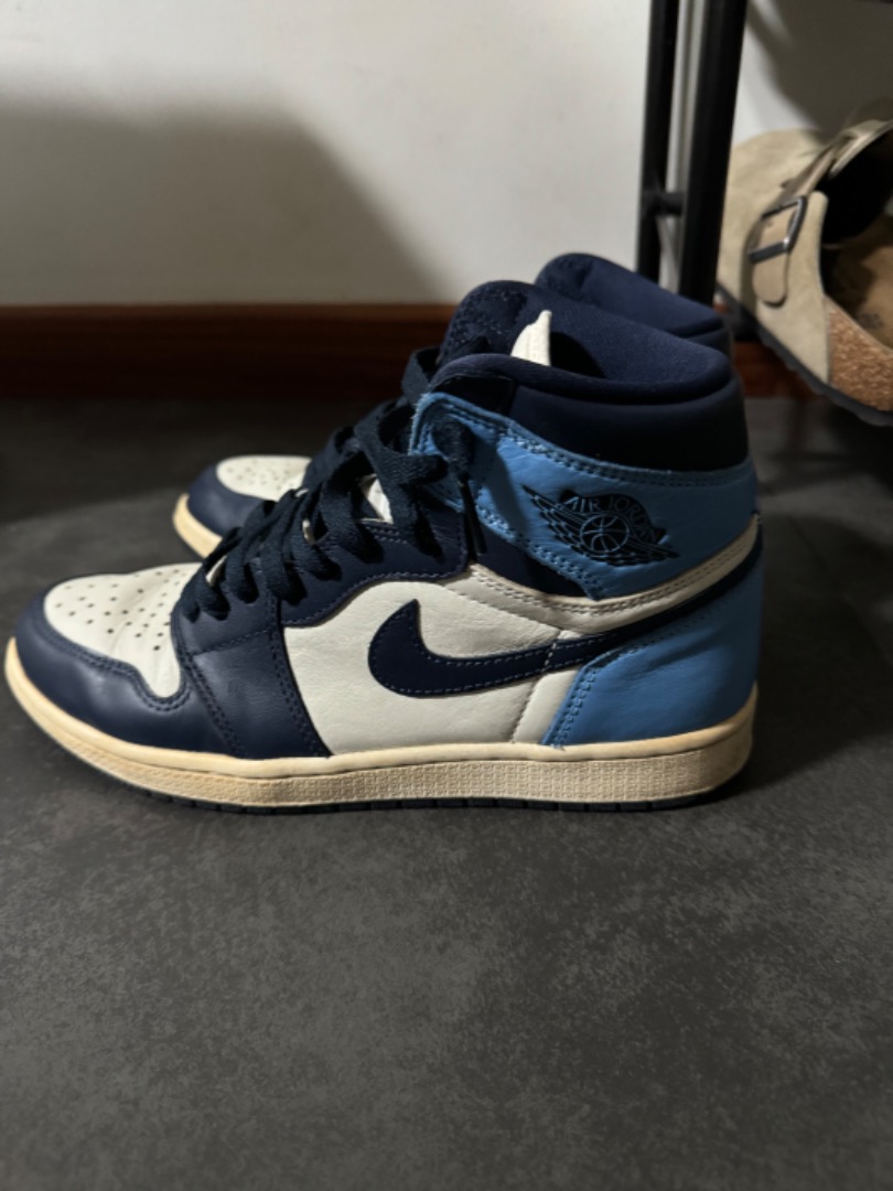 Air Jordan 1 Retro High OG Obsidian Authentic Men s Fashion Footwear Sneakers on Carousell