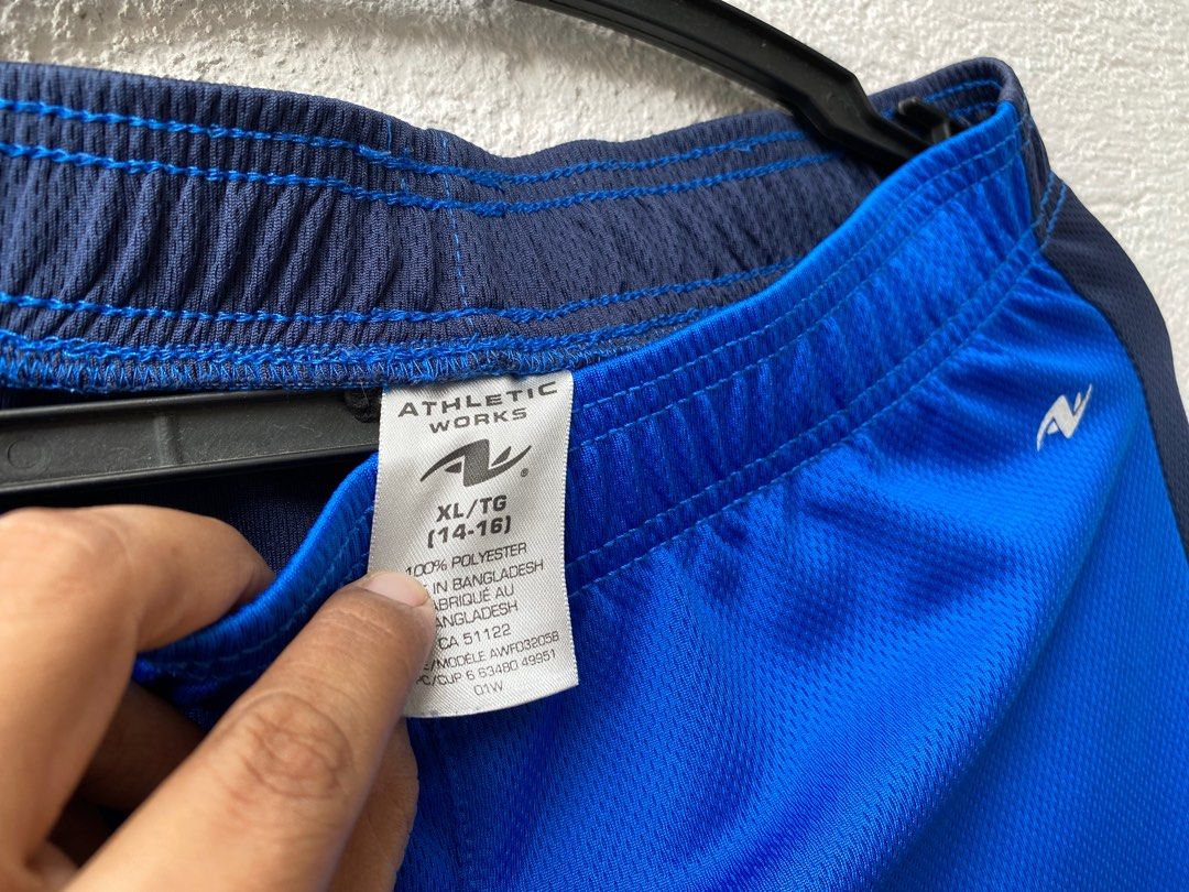 Athletic Works Blue Jogger Pants [XL] (Category: Joggers) located in San Jose del Monte. Submitted by gigjhoe (Listing ID 1322050784, Image 2). Description: W-30-36 L-42 Thigh-12.5 Rise-14 Leg hole-8.