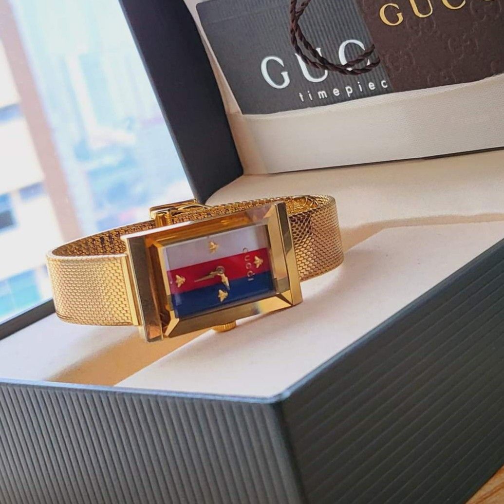 Gucci mesh watch hot sale
