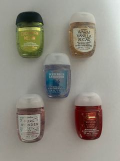 Bath and Bodyworks Hand Sanitizers
