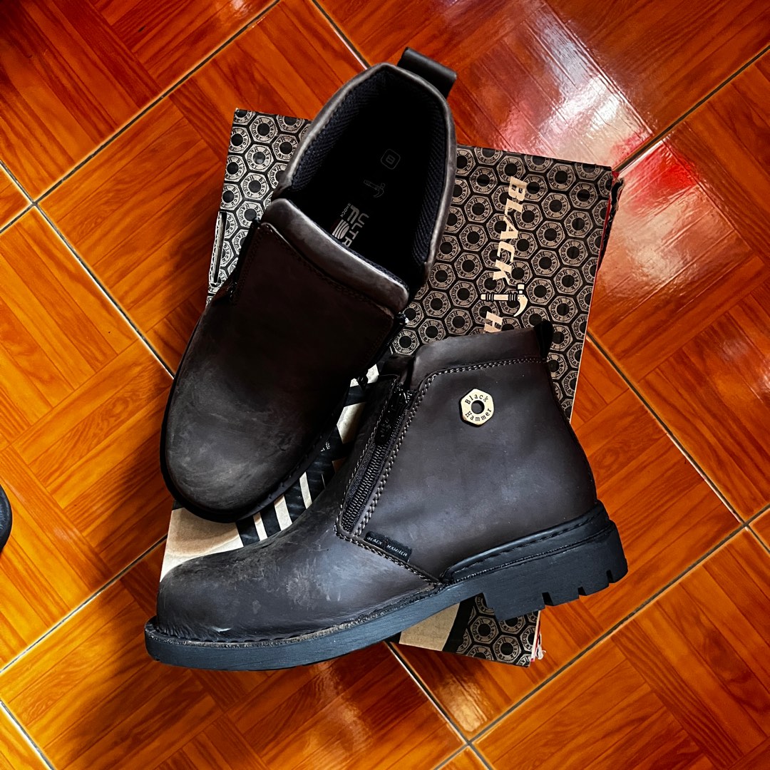 Harga safety boot black hammer shop
