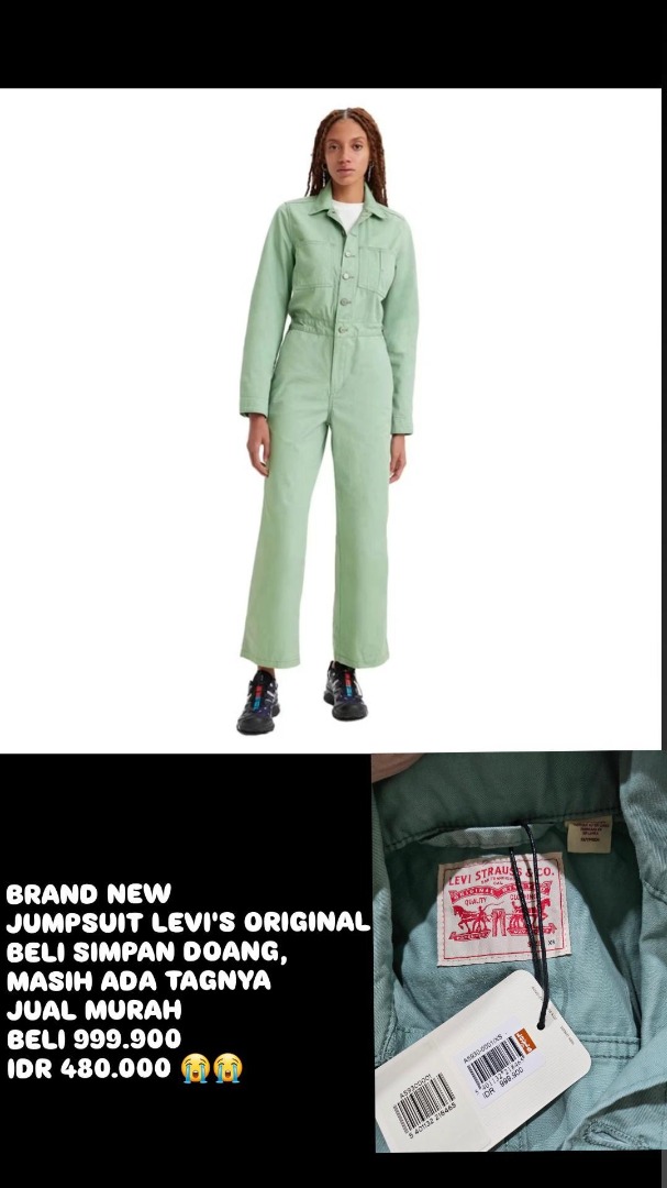 Baju jumpsuit levis sales