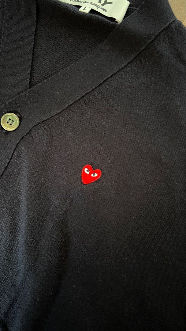 Cdg cardigan men store