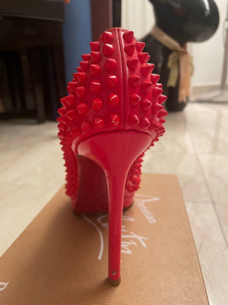 Christian Louboutin Pigalle Spike heels Women s Fashion Footwear Heels on Carousell