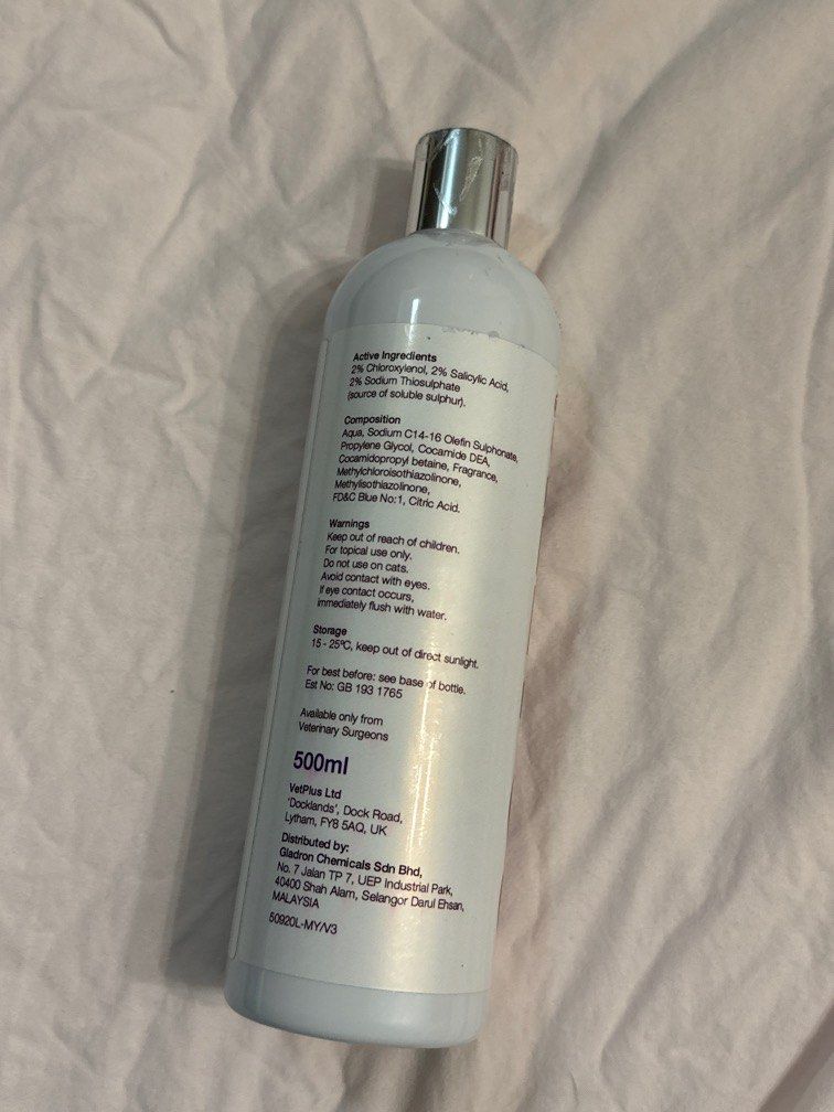 COATEX medicated shampoo for dogs