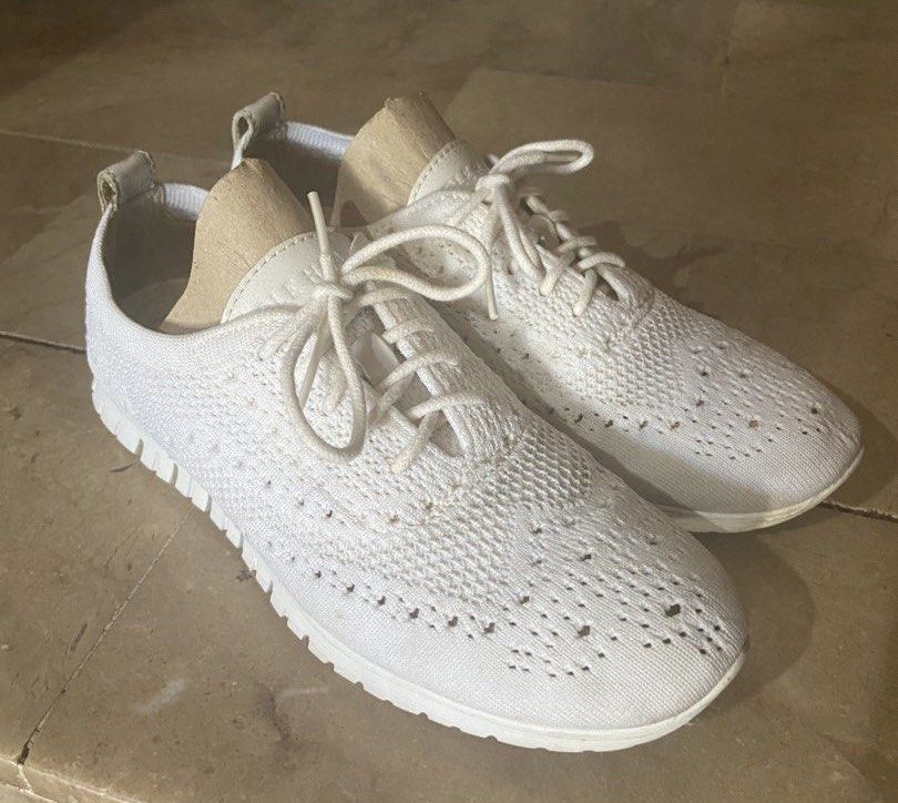 COLE HAAN WOMEN S STITCHLITE ZEROGRAND SNEAKERS WHITE SIZE 8 Women s Fashion Footwear Sneakers on Carousell