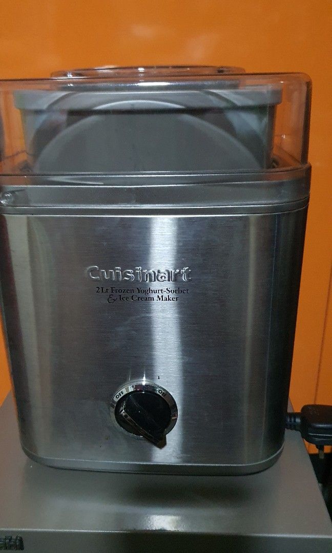Cuisinart Pure Indulgence 2 Quart Frozen Yogurt Sorbet Ice Cream Maker TV Home Appliances Kitchen Appliances Ice cream Makers on Carousell