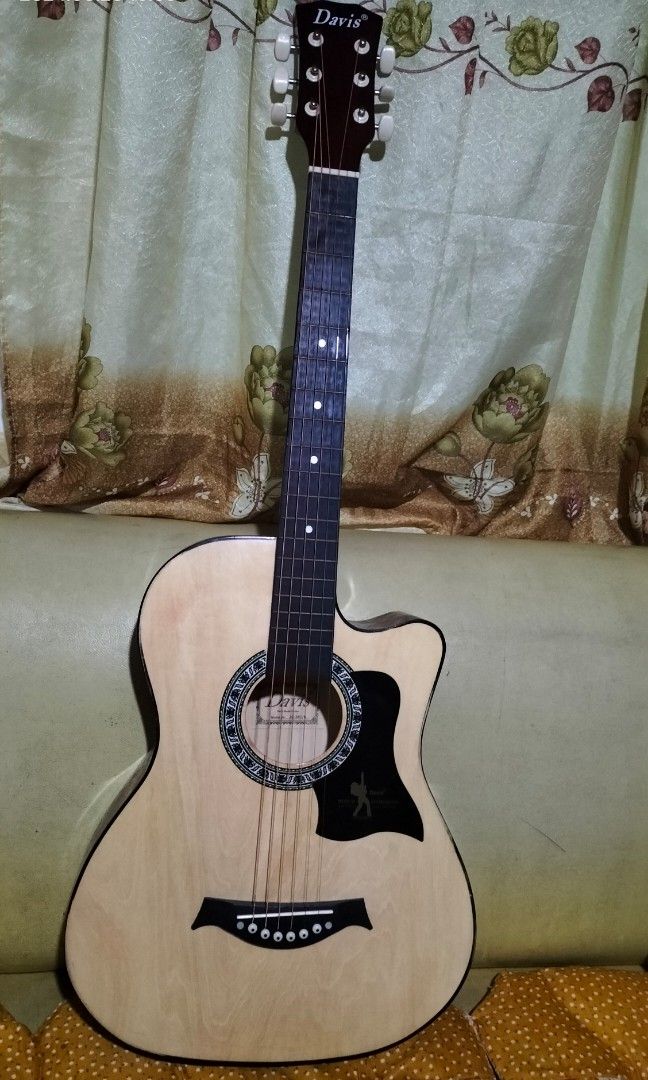 Davis Acoustic Guitar (Category: Musical Instruments) located in Urdaneta. Submitted by bernizonlineshop (Listing ID 1271573682, Image 3). Description: brand new, nakatago lang d nagagamit for declutering pandagdag bayad sa school. no major scratches i can send photos for details for interested buyers. accepting payments thru gcash or seabank i can send thru flash or Lbc.