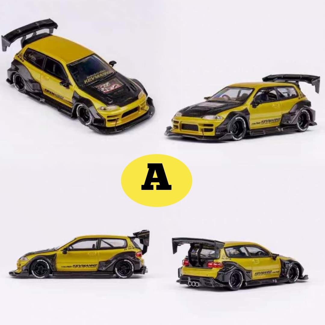 DCM kevmannz GT Body Kit Civic EG Ver.2 1/64, 興趣及遊戲, 玩具