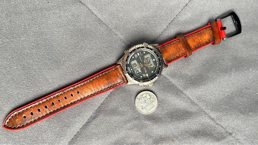 Elgin Stealth Aero gear (Category: Men's Watches) located in Manila. Submitted by olxph_400275733 (Listing ID 1322118177, Image 3). Description: Bezel crispy. Analog and digital. Some negligible scratches on unpolished case.