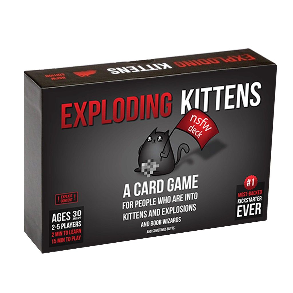 Exploding Kittens NSFW (Category: Board Games & Puzzles) located in Singapore. Submitted by mstharika (Listing ID 1322198910, Image 1). Description: BNIB. pickup at punggol or kembangan. negotiable..