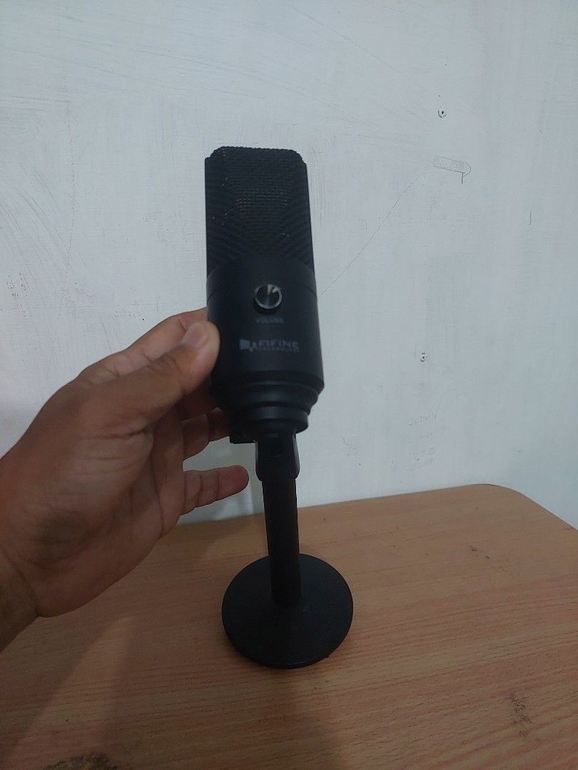 FIFINE technology Condenser microphone Usb type Untested as is condition (Category: Microphones) located in Quezon City. Submitted by jpnvintageonline (Listing ID 1322165863, Image 1). Description: FIFINE technology Condenser microphone Usb type Untested as is condition.