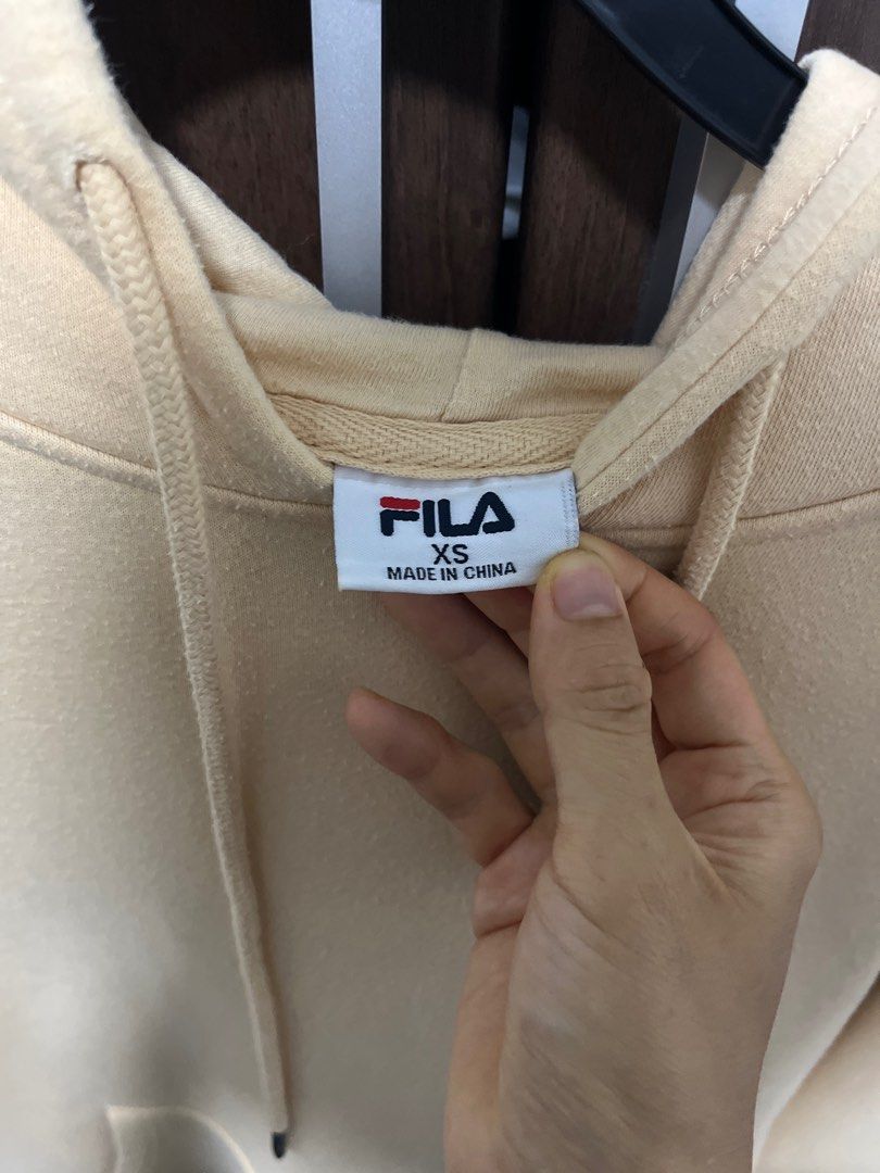 Fila Cream Beige Hoodie