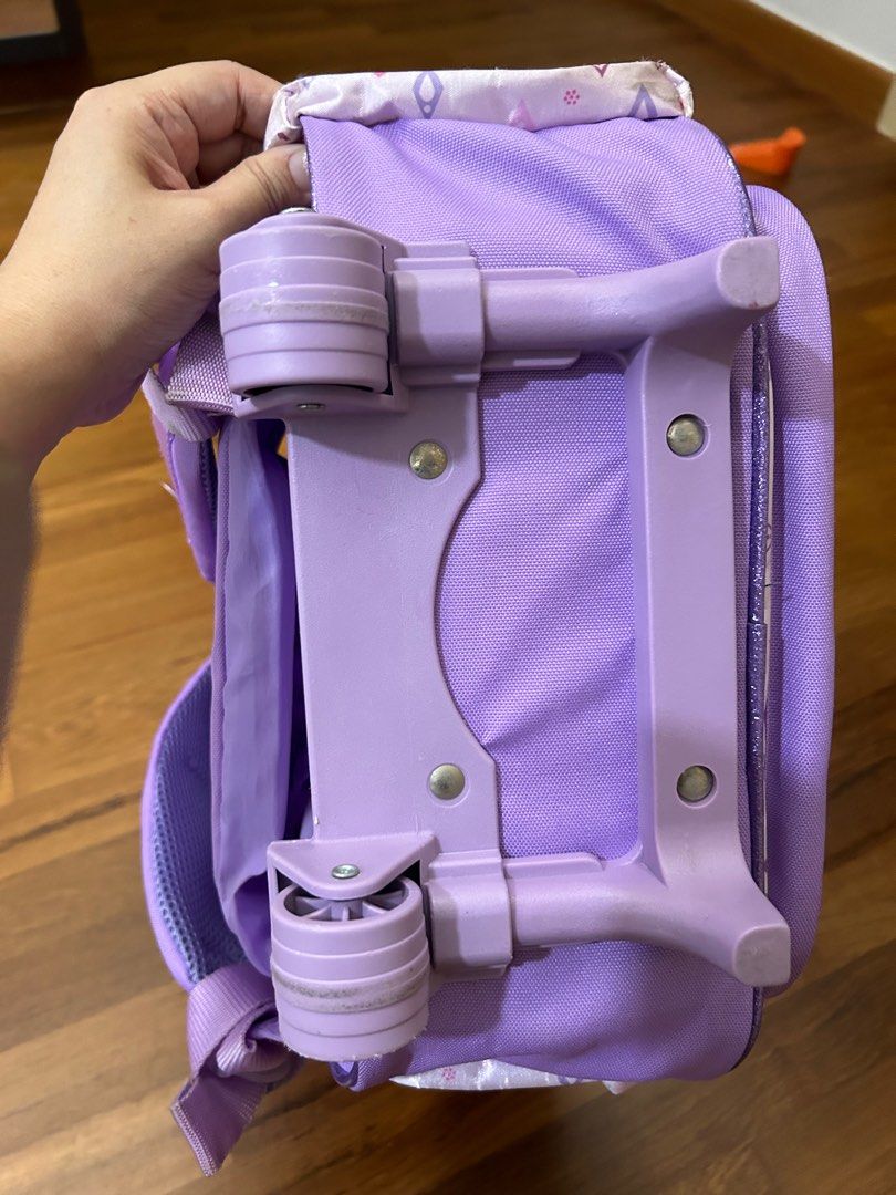 Frozen Backpack school bag with trolley from kiddy palace