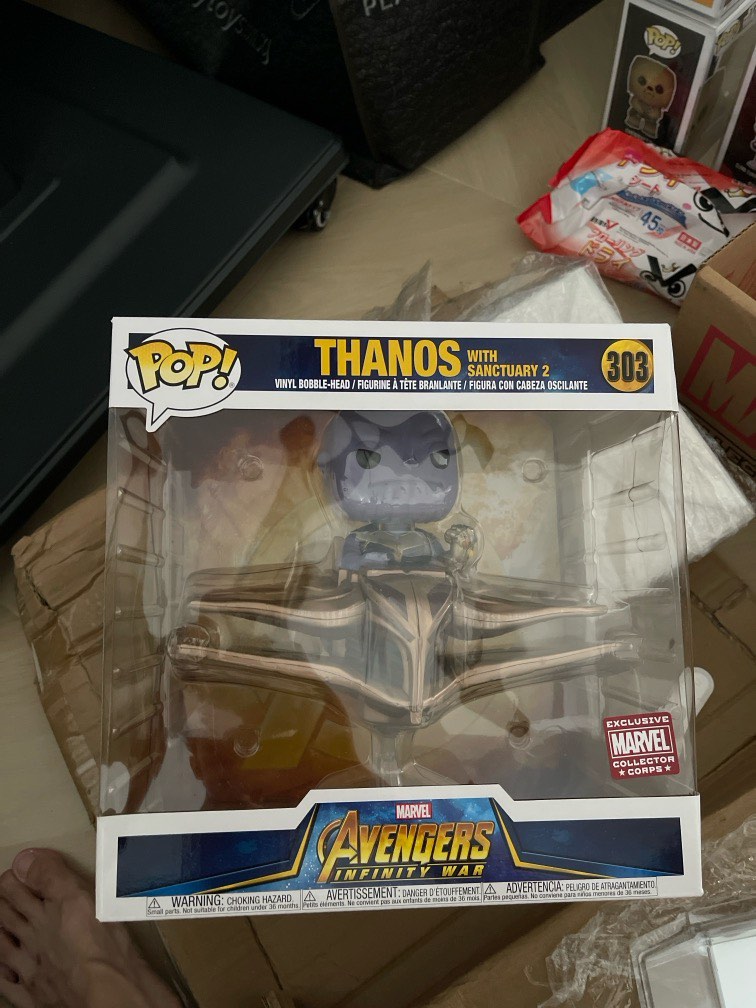 Funko Marvel Collector Corps Box with Thanos in Sanctuary Funko