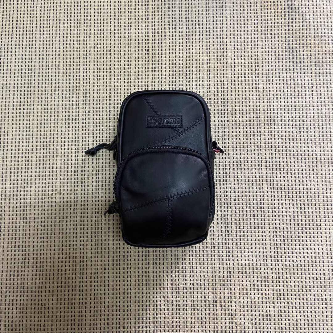 Supreme patchwork leather small shoulder bag 2025