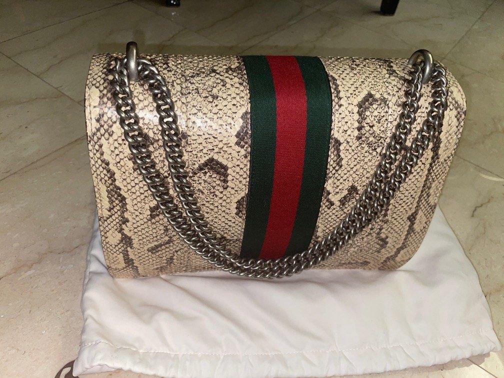 Gucci limited edition python bag 2025
