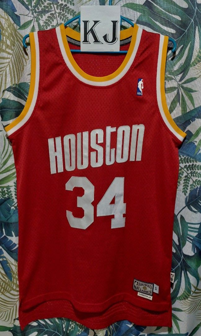 HAKEEM THE DREAM OLAJUWON HOUSTON ROCKETS AWAY JERSEY Men s Fashion Activewear on Carousell